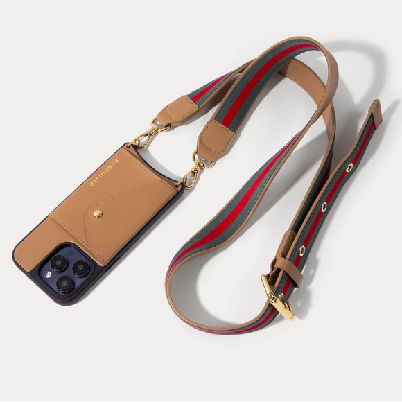 Bandolier KIMBERLY Crossbody Phone Case in Tan/Gold - Picture 3 of 8
